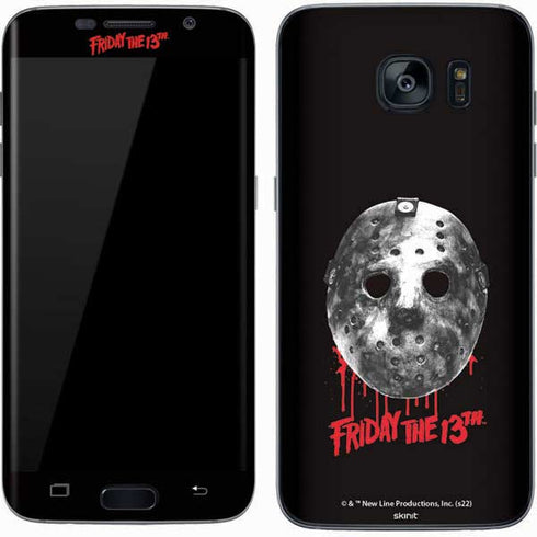 Warner Bros Friday the 13th Jason Voorhees Dripping Mask Galaxy S7 Skin