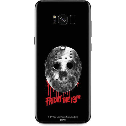Warner Bros Friday the 13th Jason Voorhees Dripping Mask Galaxy S8 Plus Skin