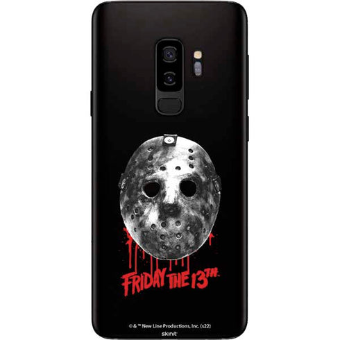 Warner Bros Friday the 13th Jason Voorhees Dripping Mask Galaxy S9 Plus Skin