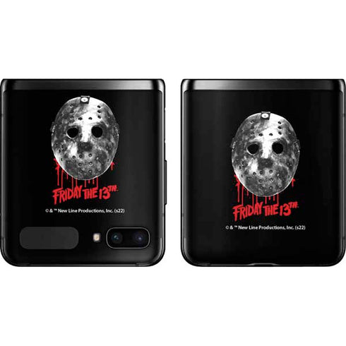 Warner Bros Friday the 13th Jason Voorhees Dripping Mask Galaxy Z Flip Skin