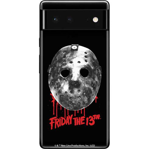 Warner Bros Friday the 13th Jason Voorhees Dripping Mask Google Pixel 6 Skin