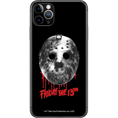 Warner Bros Friday the 13th Jason Voorhees Dripping Mask iPhone 11 Pro Max Skin