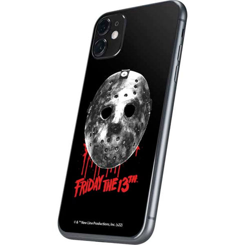 Warner Bros Friday the 13th Jason Voorhees Dripping Mask iPhone 11 Skin