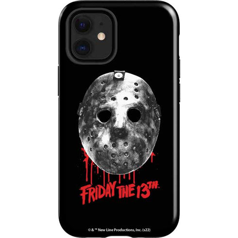 Warner Bros Friday the 13th Jason Voorhees Dripping Mask iPhone 12 Mini Impact Case
