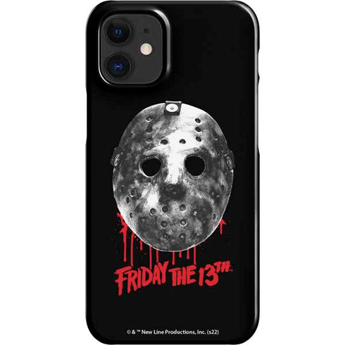 Warner Bros Friday the 13th Jason Voorhees Dripping Mask iPhone 12 Mini Lite Case