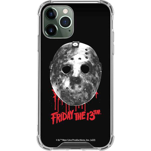 Warner Bros Friday the 13th Jason Voorhees Dripping Mask iPhone 12 Pro Max Clear Case