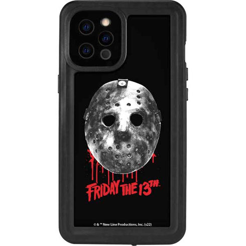 Warner Bros Friday the 13th Jason Voorhees Dripping Mask iPhone 12 Pro Max Waterproof Case