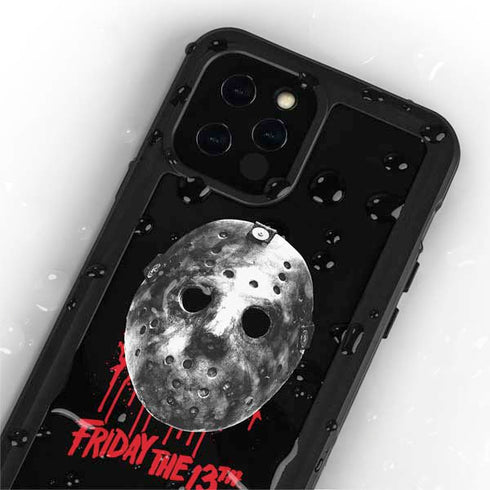 Warner Bros Friday the 13th Jason Voorhees Dripping Mask iPhone 12 Pro Max Waterproof Case