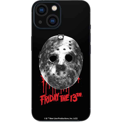 Warner Bros Friday the 13th Jason Voorhees Dripping Mask iPhone 13 Mini Skin