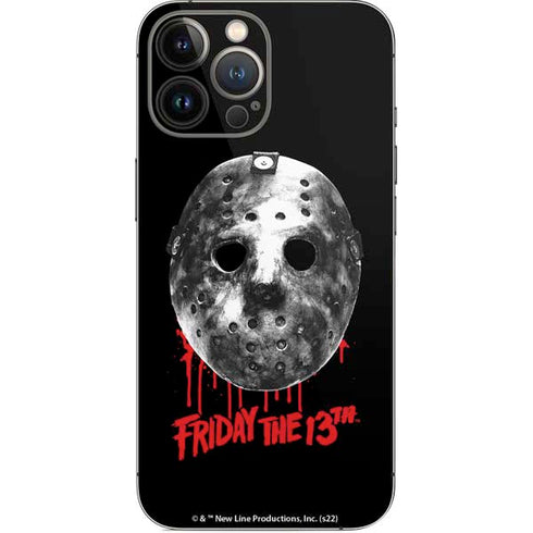 Warner Bros Friday the 13th Jason Voorhees Dripping Mask iPhone 13 Pro Max Skin
