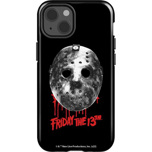 Warner Bros Friday the 13th Jason Voorhees Dripping Mask iPhone 15 Impact Case