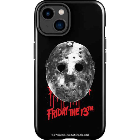 Warner Bros Friday the 13th Jason Voorhees Dripping Mask iPhone 14 Plus Impact Case