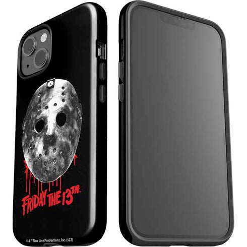 Warner Bros Friday the 13th Jason Voorhees Dripping Mask iPhone 14 Plus Impact Case
