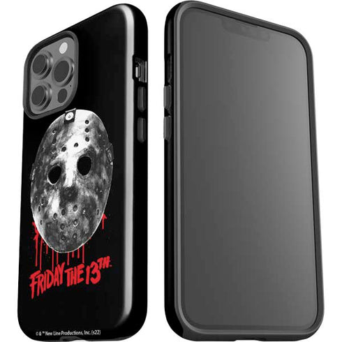 Warner Bros Friday the 13th Jason Voorhees Dripping Mask iPhone 15 Pro Max Impact Case