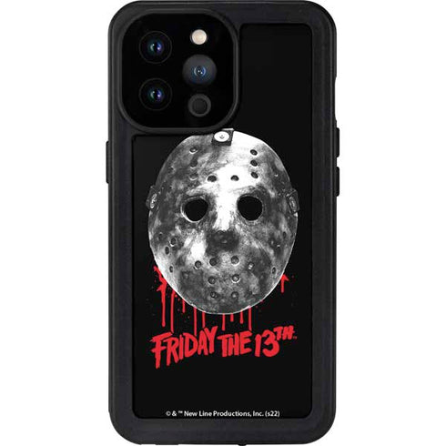 Warner Bros Friday the 13th Jason Voorhees Dripping Mask iPhone 14 Pro Max Waterproof Case