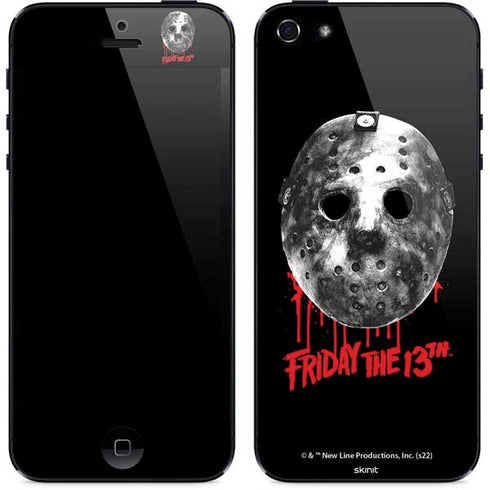 Warner Bros Friday the 13th Jason Voorhees Dripping Mask iPhone 5/5s/5SE Skin