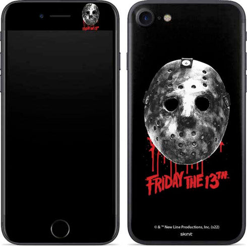 Warner Bros Friday the 13th Jason Voorhees Dripping Mask iPhone 8 Skin