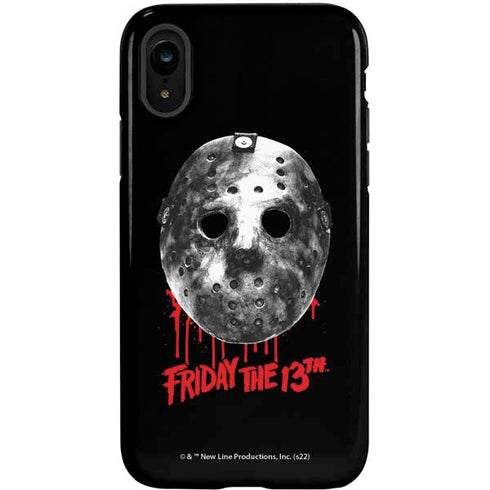 Warner Bros Friday the 13th Jason Voorhees Dripping Mask iPhone XR Pro Case
