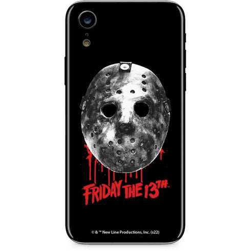 Warner Bros Friday the 13th Jason Voorhees Dripping Mask iPhone XR Skin