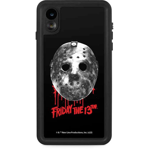 Warner Bros Friday the 13th Jason Voorhees Dripping Mask iPhone XR Waterproof Case