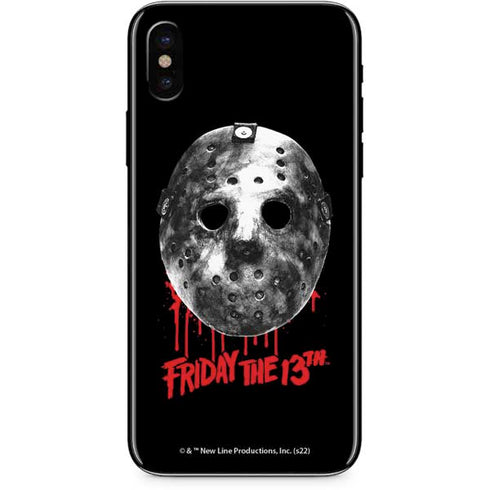 Warner Bros Friday the 13th Jason Voorhees Dripping Mask iPhone XS Max Skin