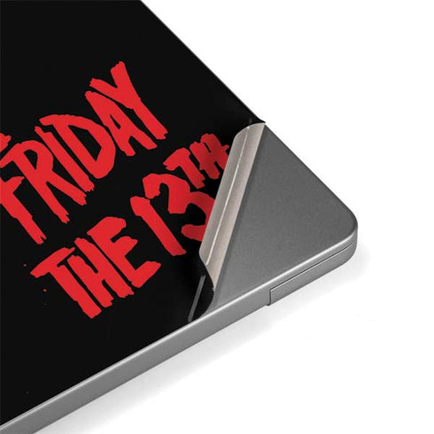 Warner Bros Friday the 13th Jason Voorhees Dripping Mask MacBook Pro 14in (2021-24) Skin