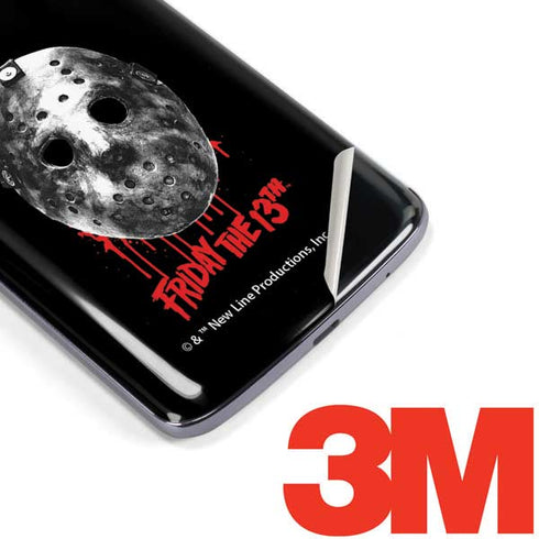 Warner Bros Friday the 13th Jason Voorhees Dripping Mask Moto E5 Plus Skin