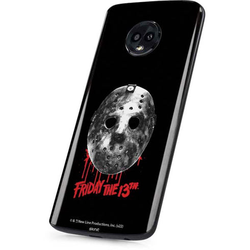 Warner Bros Friday the 13th Jason Voorhees Dripping Mask Moto G6 Skin