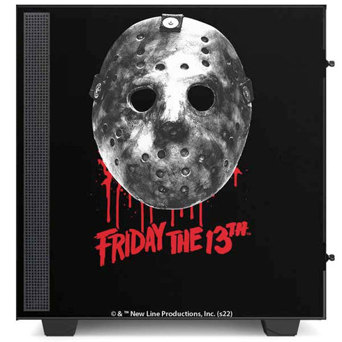 Warner Bros Friday the 13th Jason Voorhees Dripping Mask NZXT H510 Compact ATX Mid-Tower Case Skin
