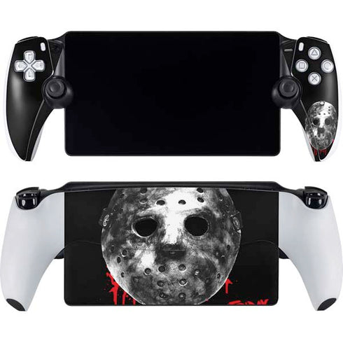 Warner Bros Friday the 13th Jason Voorhees Dripping Mask PlayStation Portal Remote Player Skin