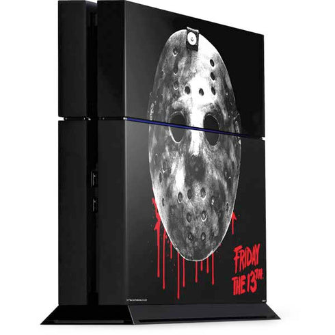 Warner Bros Friday the 13th Jason Voorhees Dripping Mask PS4 Console Skin