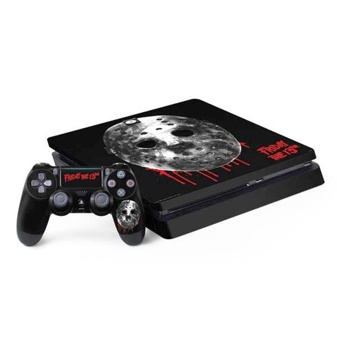 Warner Bros Friday the 13th Jason Voorhees Dripping Mask PS4 Slim Bundle Skin