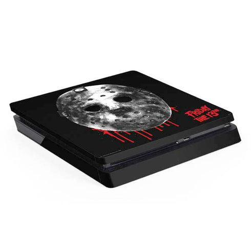Warner Bros Friday the 13th Jason Voorhees Dripping Mask PS4 Slim Skin