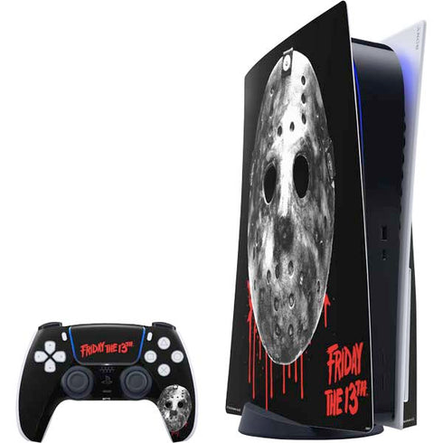 Warner Bros Friday the 13th Jason Voorhees Dripping Mask PS5 Bundle Skin