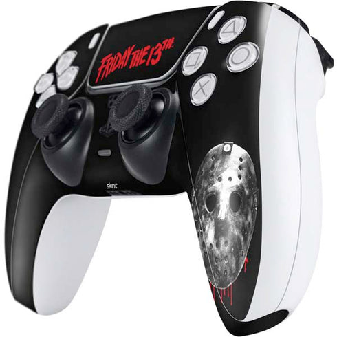 Warner Bros Friday the 13th Jason Voorhees Dripping Mask PS5 Controller Skin