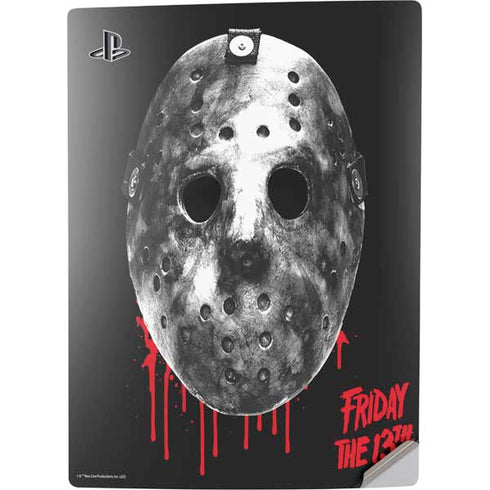Warner Bros Friday the 13th Jason Voorhees Dripping Mask PS5 Digital Edition Console Skin
