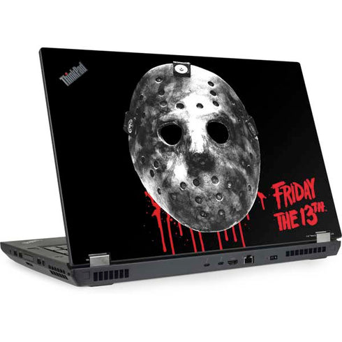 Warner Bros Friday the 13th Jason Voorhees Dripping Mask Lenovo ThinkPad Skin