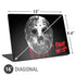 Warner Bros Friday the 13th Jason Voorhees Dripping Mask Universal Laptop 16in (13 x 9.4in) Skin