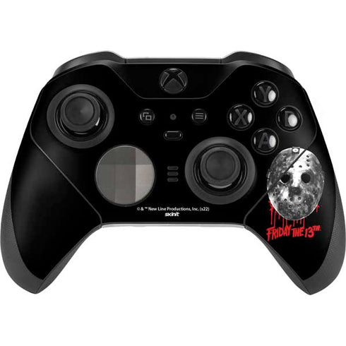 Warner Bros Friday the 13th Jason Voorhees Dripping Mask Xbox Elite Wireless Controller Series 2 Skin