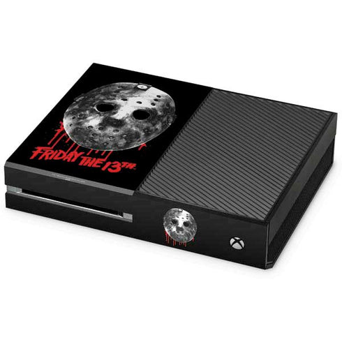 Warner Bros Friday the 13th Jason Voorhees Dripping Mask Xbox One Console Skin