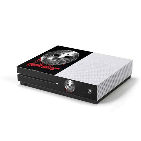 Warner Bros Friday the 13th Jason Voorhees Dripping Mask Xbox One S Console Skin