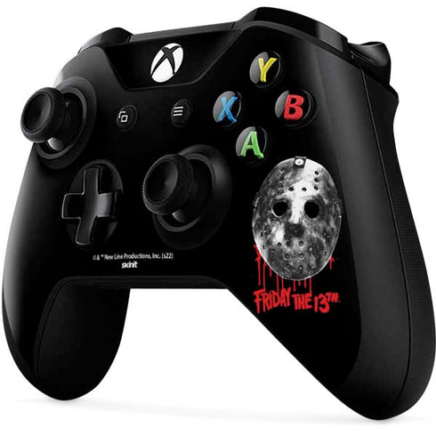 Warner Bros Friday the 13th Jason Voorhees Dripping Mask Xbox One X Controller Skin