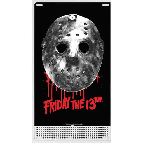 Warner Bros Friday the 13th Jason Voorhees Dripping Mask Xbox Series S Console Skin
