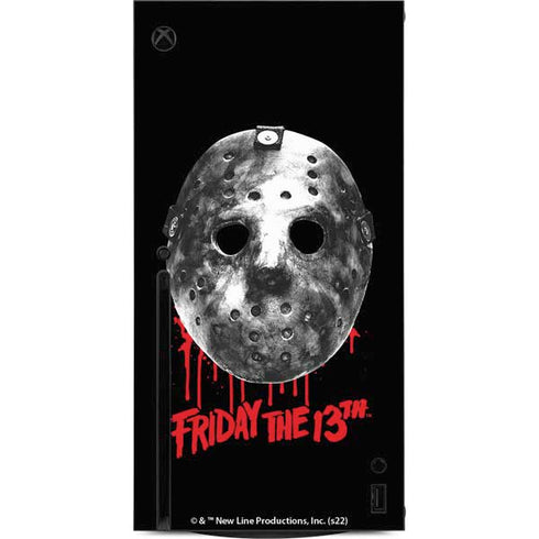 Warner Bros Friday the 13th Jason Voorhees Dripping Mask Xbox Series X Console Skin