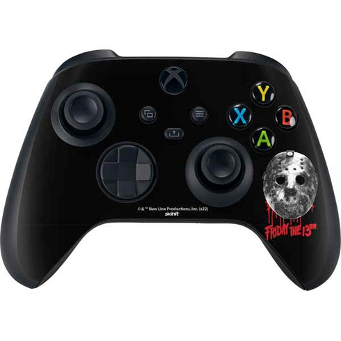 Warner Bros Friday the 13th Jason Voorhees Dripping Mask Xbox Series X Controller Skin