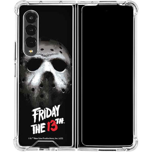Warner Bros Friday the 13th Jason Voorhees Galaxy Z Fold4 5G Clear Case