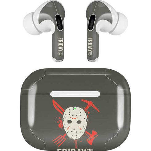 Warner Bros Friday the 13th Jason Voorhees Mask AirPods Pro 2nd Gen Skin