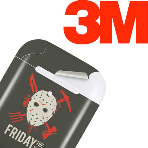 Warner Bros Friday the 13th Jason Voorhees Mask Apple AirPods 2 Skin