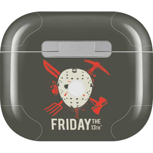 Warner Bros Friday the 13th Jason Voorhees Mask Apple AirPods (3rd Gen 2021) Skin