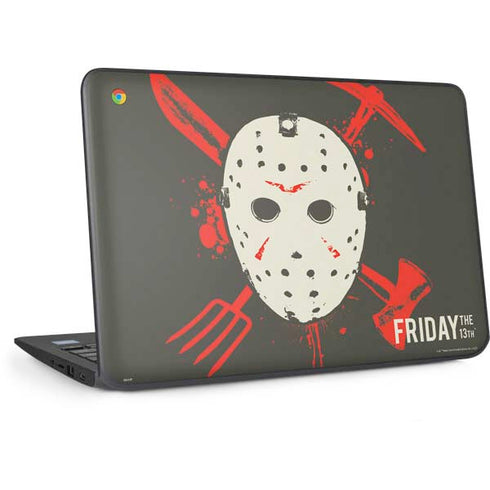 Warner Bros Friday the 13th Jason Voorhees Mask HP Chromebook Skin